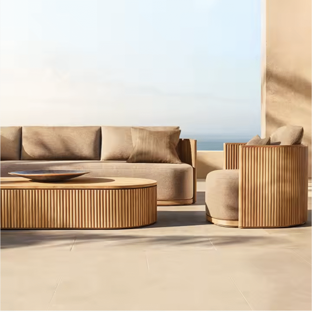 ensemble de jardin en bois